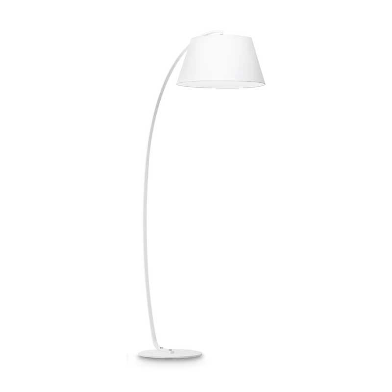 Lámpara de pie Ideal Lux Pagoda blanco tela 60W 184cm