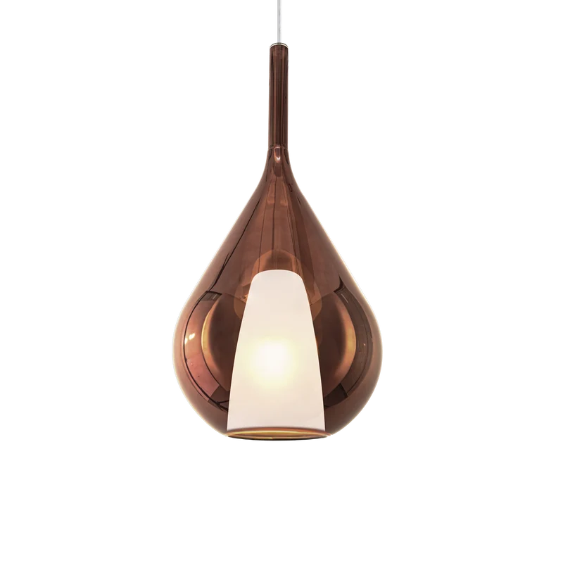 Lámpara colgante Ideal Lux Kalique cobre 42W Ø28cm