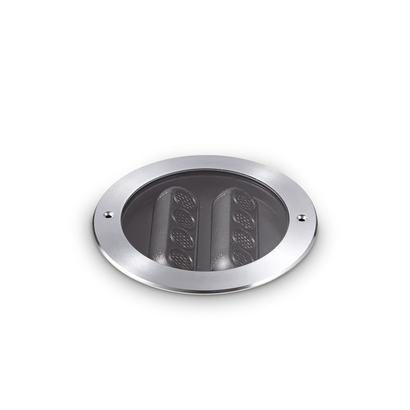 Empotrable de exterior Ideal Lux Taurus acero LED 14W IP67 25,5cm