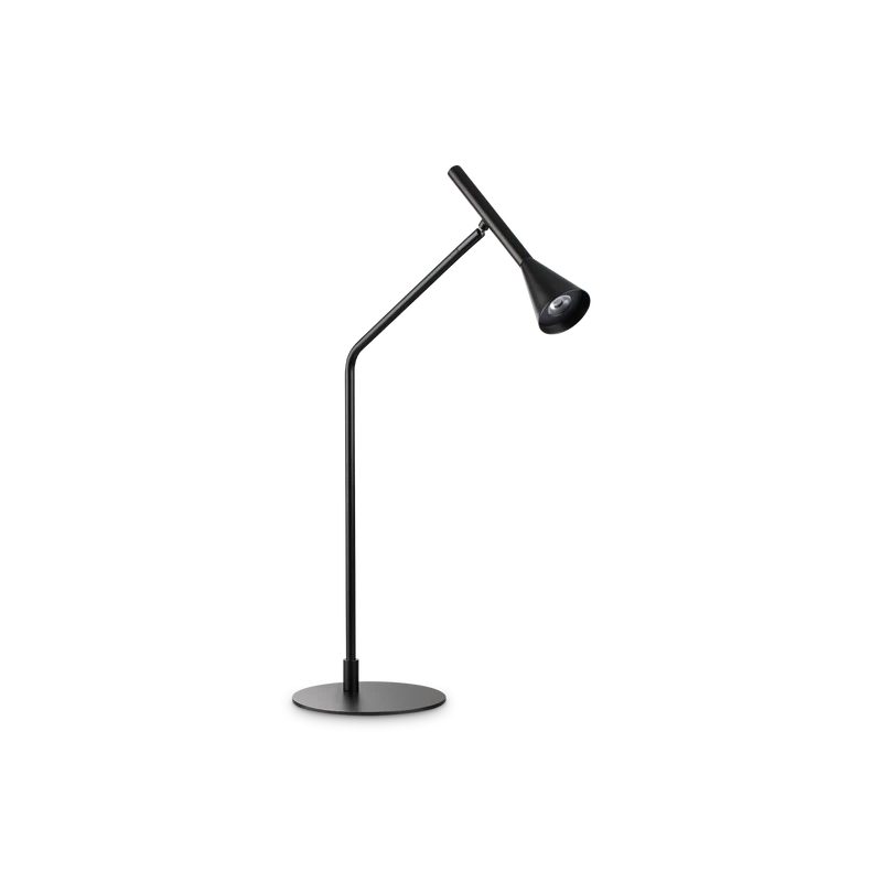 Lámpara de sobremesa Ideal Lux Diesis negro cristal LED 6,5W regulable 19cm