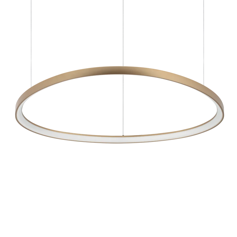 Lámpara colgante Ideal Lux Gemini latón LED 78W 105cm 4000K