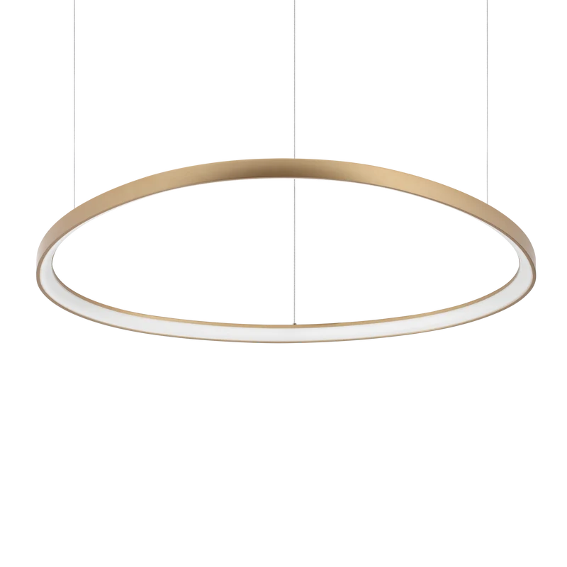 Lámpara colgante Ideal Lux Gemini latón LED 78W 105cm 2700K