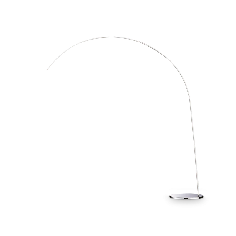 Lámpara de pie Ideal Lux Dorsale cromo 60W 228cm