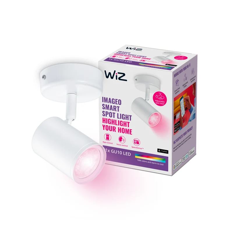 WiZ White and Color Ambiance Foco Imageo 5W 345lm