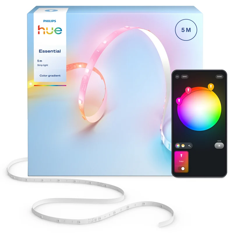 Philips Hue White and Color Ambiance Tira LED Essential rGBIC ledstrip blanco 87211
