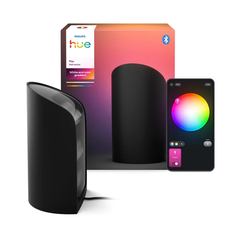 Philips Hue White and Color Ambiance Lámpara de mesa Play Wall washer negro RGBW 87201