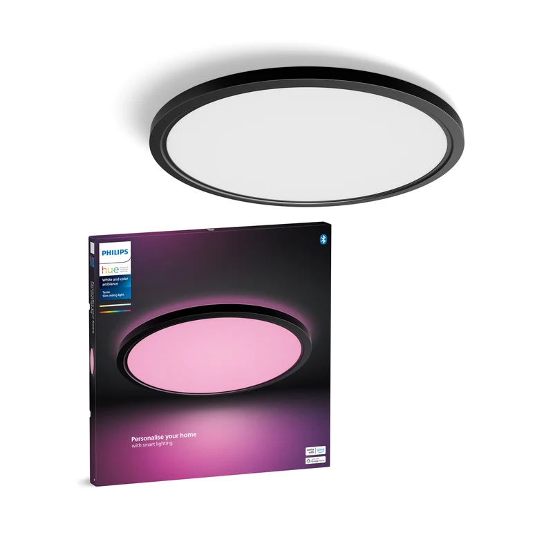 Philips Hue White and Color Ambiance Plafón Tento negro RGBW 25W 3500lm 87201