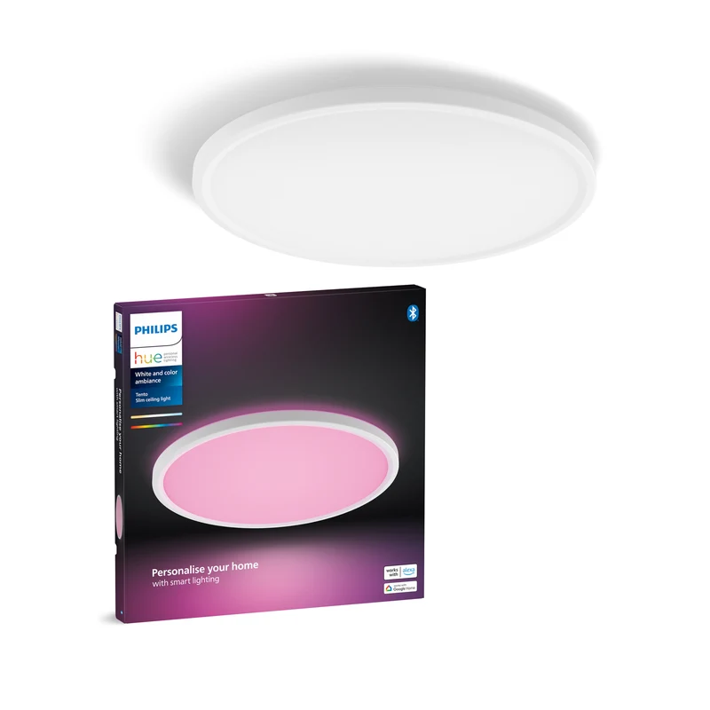 Philips Hue White and Color Ambiance Plafón Tento blanco RGBW 23W 3100lm 87201