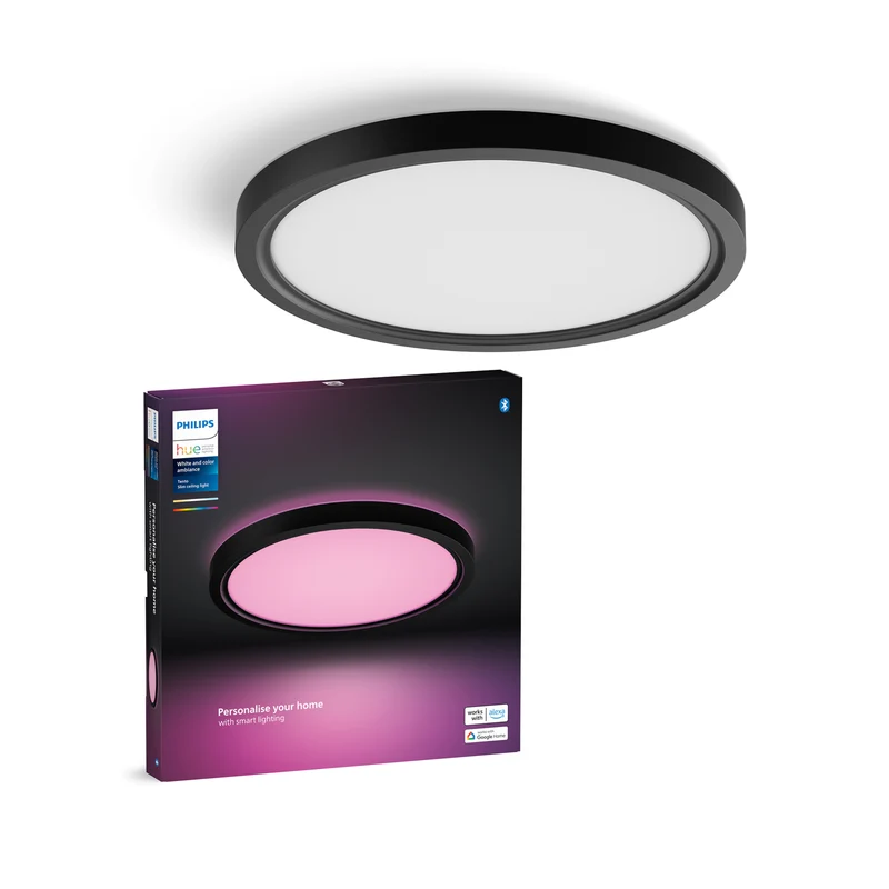Philips Hue White and Color Ambiance Plafón Tento negro RGBW 16,6W 2200lm 87201