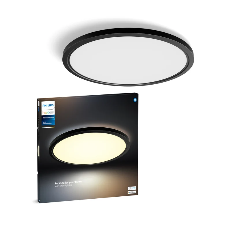 Philips Hue Plafón Tento negro White Ambiance 25W 3500lm 87201