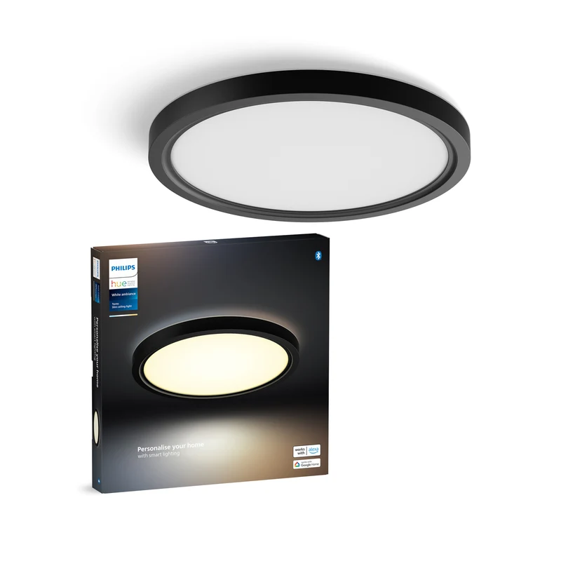 Philips Hue Plafón Tento negro White Ambiance 16,6W 2200lm 87201