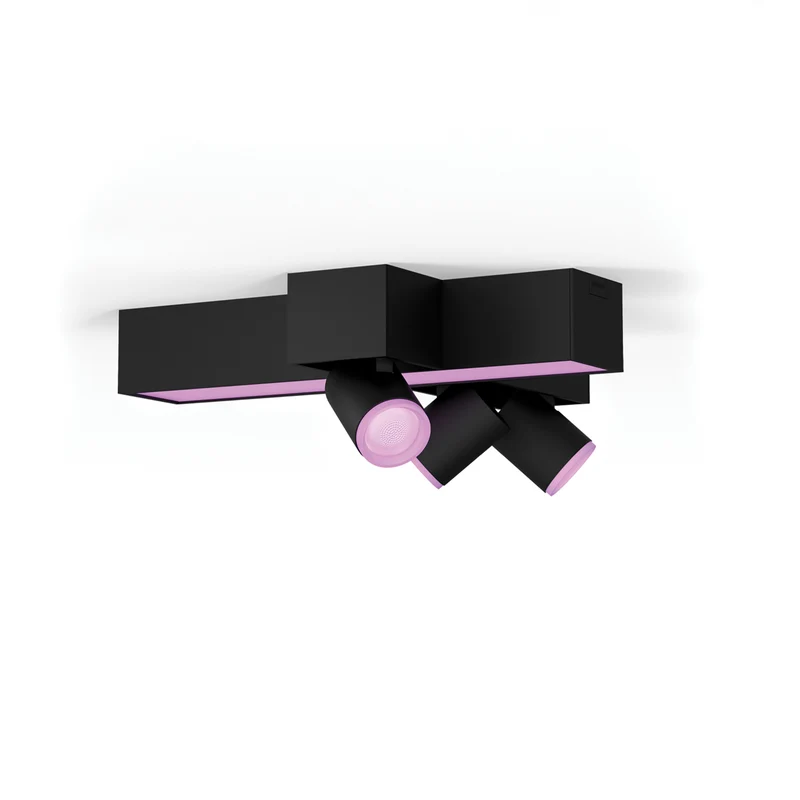 Philips Hue White and Color Ambiance Foco Centris negro RGBW 25W 2960lm 87201