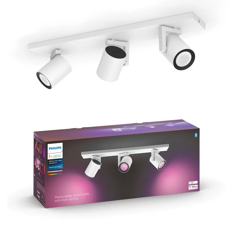 Philips Hue White and Color Ambiance Foco Argenta blanco RGBW 4,2W 1200lm 87201