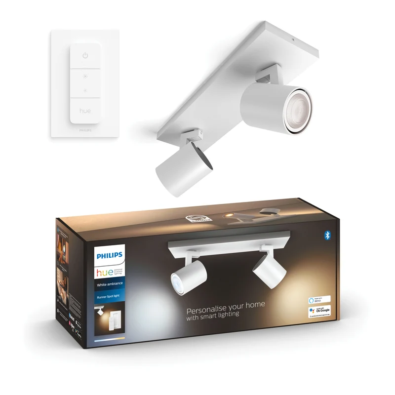Philips Hue Foco Runner blanco White Ambiance 4,2W 400lm (2 uds) 87201