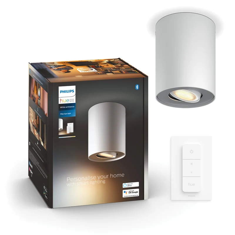 Philips Hue Foco Pillar blanco White Ambiance 4,2W 400lm 87201