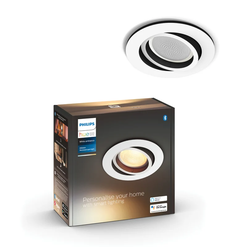 Philips Hue Empotrable Milliskin blanco White Ambiance 4,2W 400lm 87201
