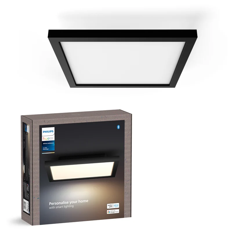 Philips Hue Panel LED Aurelle negro White Ambiance 19W 1940lm 87201
