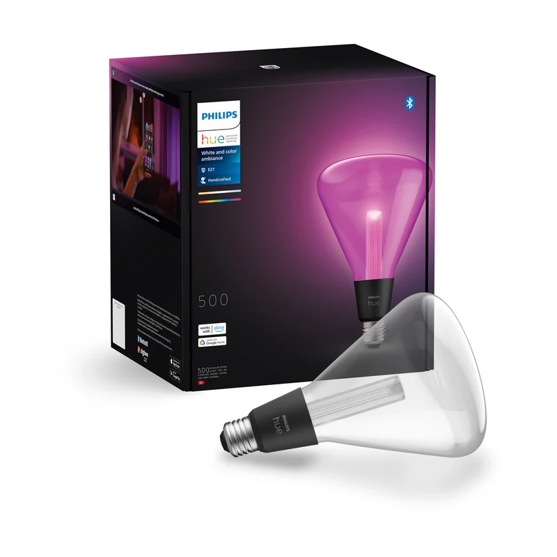 Philips Hue White and Color Ambiance Bombilla Lightguide RGBW E27 6,8W 500lm 87201