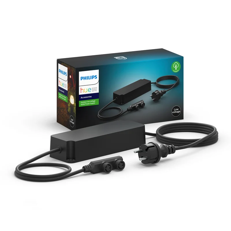 Philips Hue Fuente de alimentación exterior kabels & accessoires negro 100W IP67