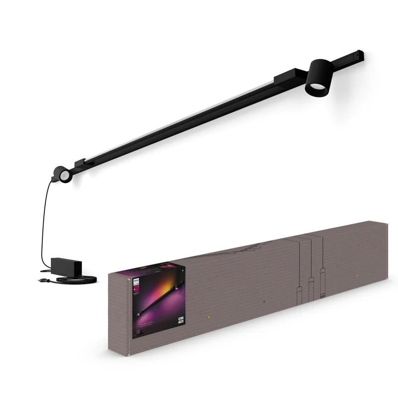 Philips Hue White and Color Ambiance Aplique de pared Perifo negro RGBW 5W 8719514