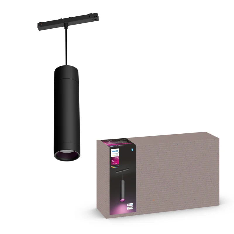 Philips Hue White and Color Ambiance Lámpara colgante Perifo negro RGBW 5W 8719514