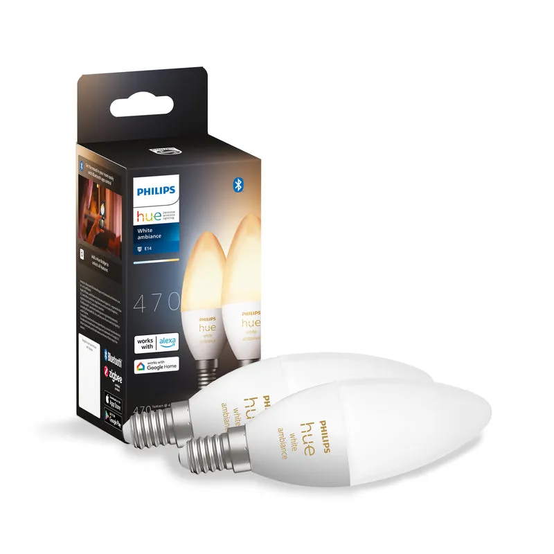 Philips Hue Bombilla White Ambiance E14 5W 470lm