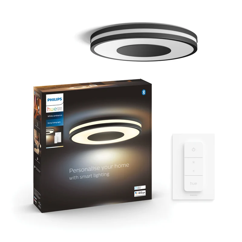 Philips Hue Plafón Being negro White Ambiance 23W 2500lm
