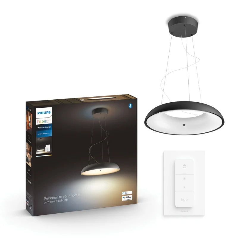 Philips Hue Lámpara colgante amaze negro White Ambiance 25W 2900lm