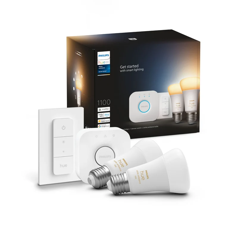 Philips Hue Kit de inicio blanco White Ambiance E27 11W 1055lm