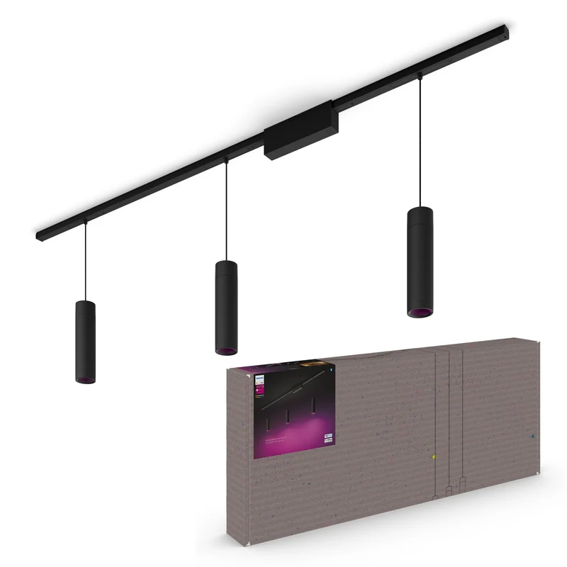Philips Hue White and Color Ambiance Lámpara colgante Perifo negro RGBW 5W 510lm