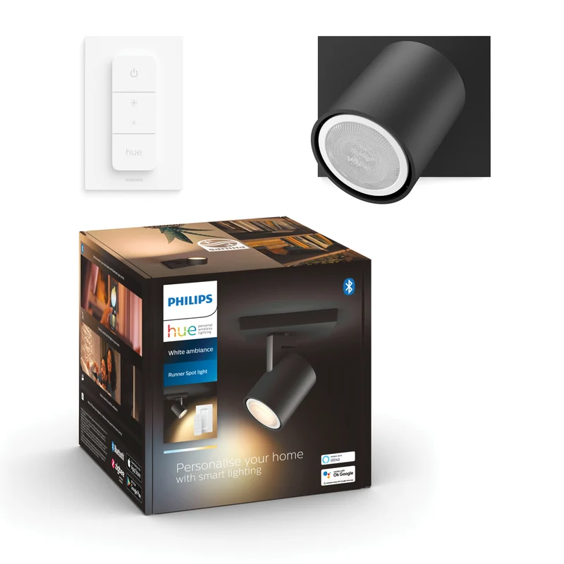 Philips Hue Foco Runner negro White Ambiance 4,2W 6500K 400lm 87201