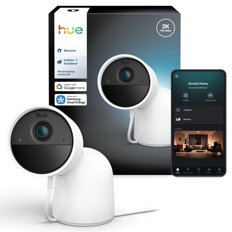 Philips Hue Security Cámara inteligente Secure blanco IP65 87211