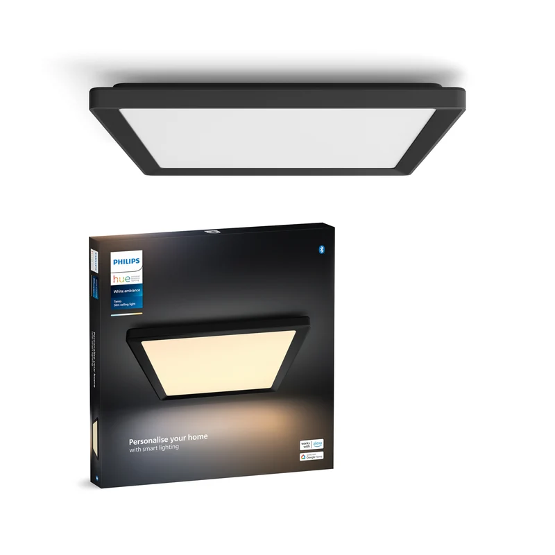 Philips Hue Plafón Tento negro White Ambiance 15,4W 6500K 2000lm 87201
