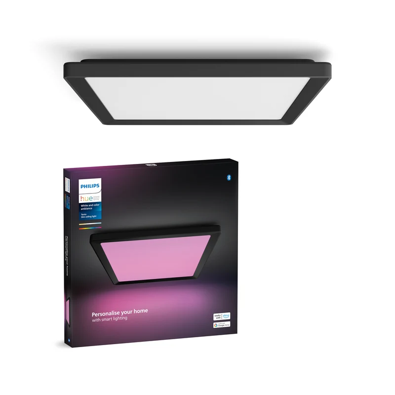 Philips Hue White and Color Ambiance Plafón Tento negro RGBW 15,4W 2000lm 87201