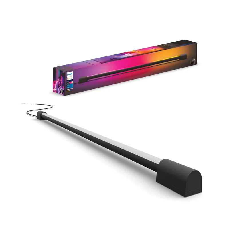 Philips Hue White and Color Ambiance Aplique de pared Play negro RGBW 14W 8718696