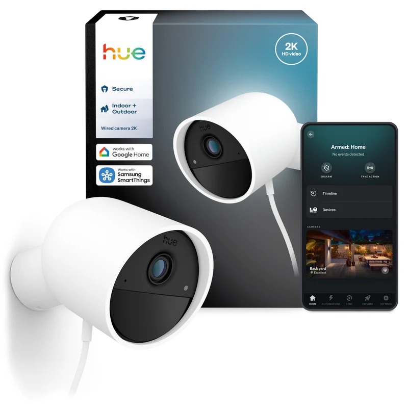 Philips Hue Security Cámara inteligente Secure blanco IP65 87211