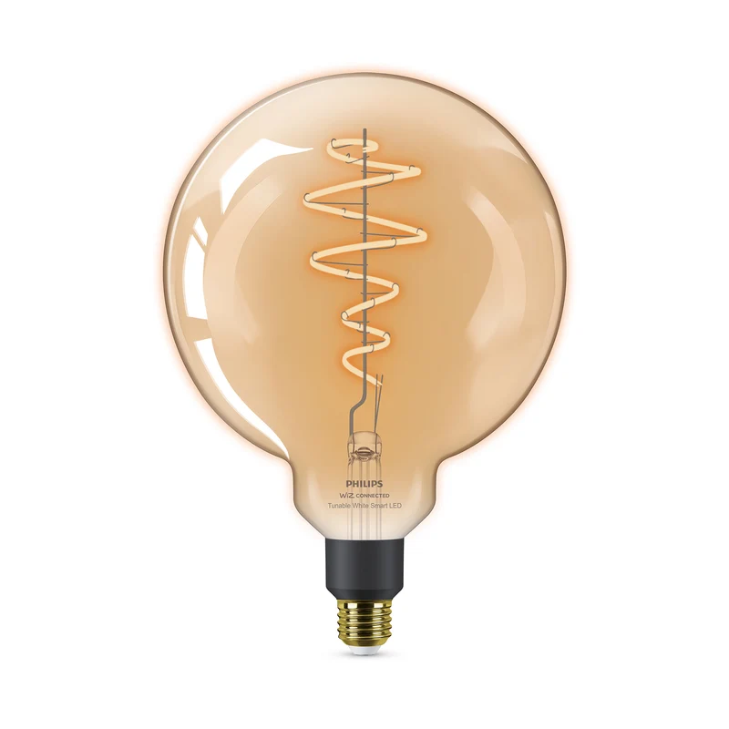 Bombilla de filamento Philips WiZ ámbar G200 6W E27 390lm