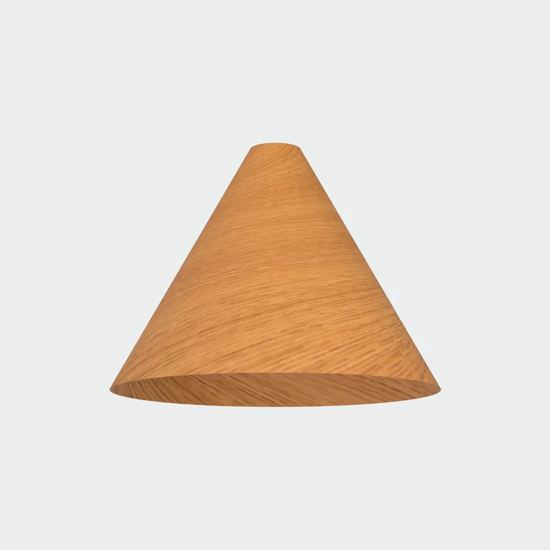 Pantalla lámpara ACB Aura haya Ø45cm 5PANT400045OAK