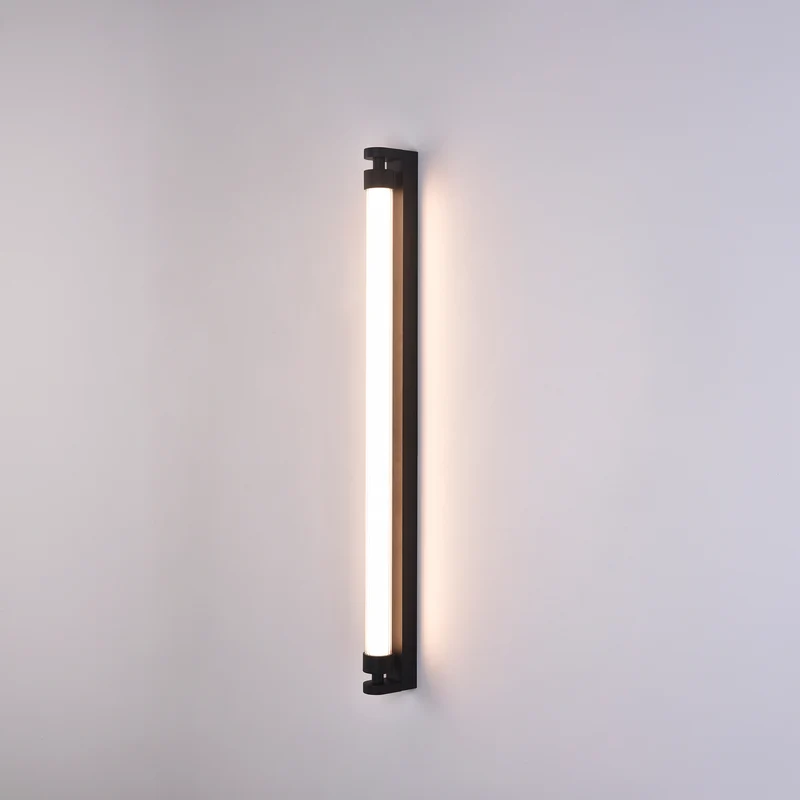 Lámpara de pared aplique ACB Lineo negro texturado IP44 A4008170N