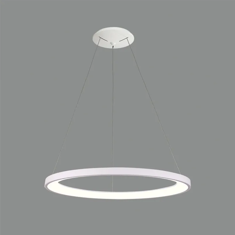 Lámpara de techo colgante ACB Grace blanco texturado Ø78cm C3848372B