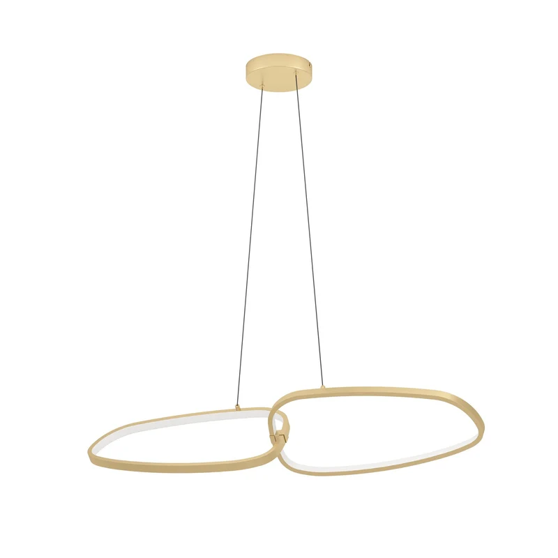 Plafón de techo EGLO Lodosa LED oro 37W 3000K