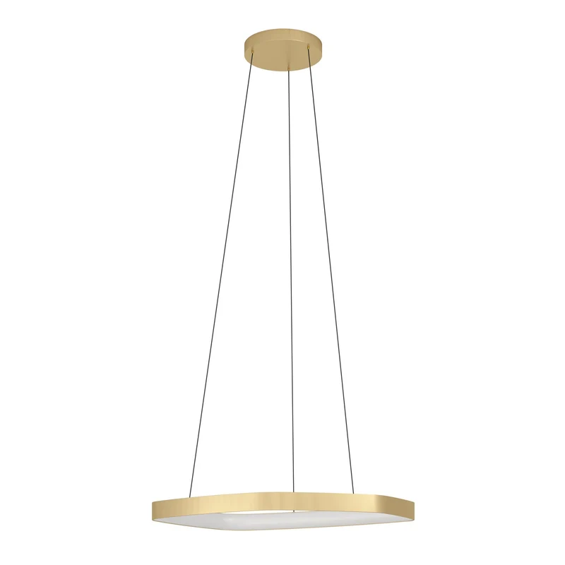 Lámpara de techo colgante EGLO Vallerosa LED oro Ø58cm