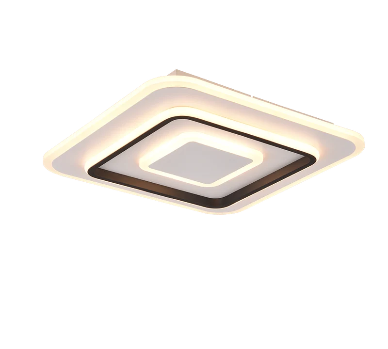 Plafón de techo Jora Trio blanco mate 46W con mando LED 2700K 64293131