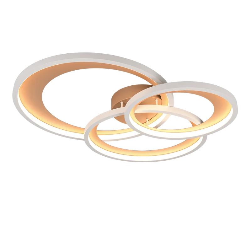 Plafón de techo Granada Trio coffee LED 36W 3000K 673810365