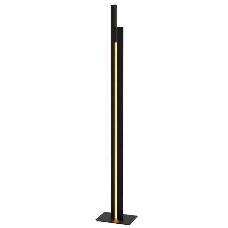 Mantra Manhattan Lámpara de pie negro 200cm 9193
