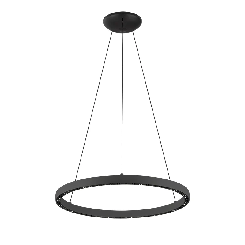 Mantra Riumar Lámpara de techo colgante LED 15W negro Ø62cm 8673