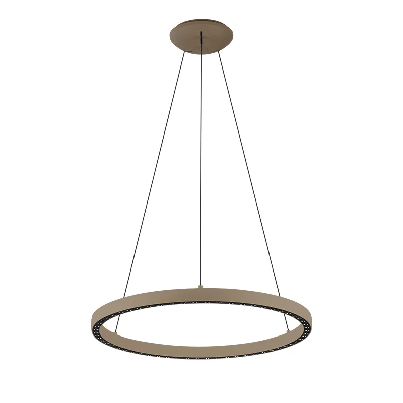 Mantra Riumar Lámpara de techo colgante LED 15W arena Ø62cm 8674