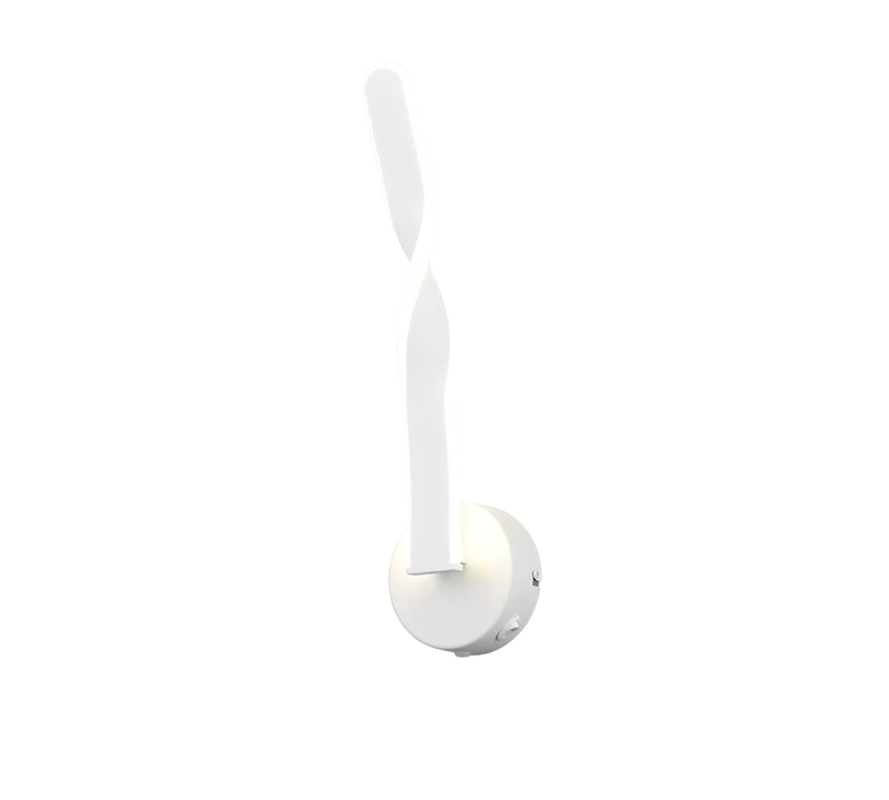 Aplique de pared Trio Ginko LED blanco mate 4000K 45,5cm R25791731