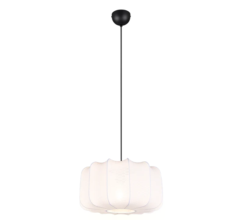 Lámpara de techo colgante Trio Madeline negro mate 150cm R31971901