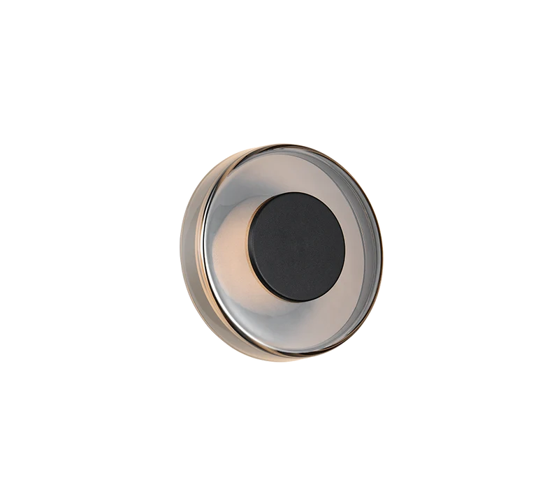 Aplique de pared LED Celeste negro mate 10W 3000K Trio